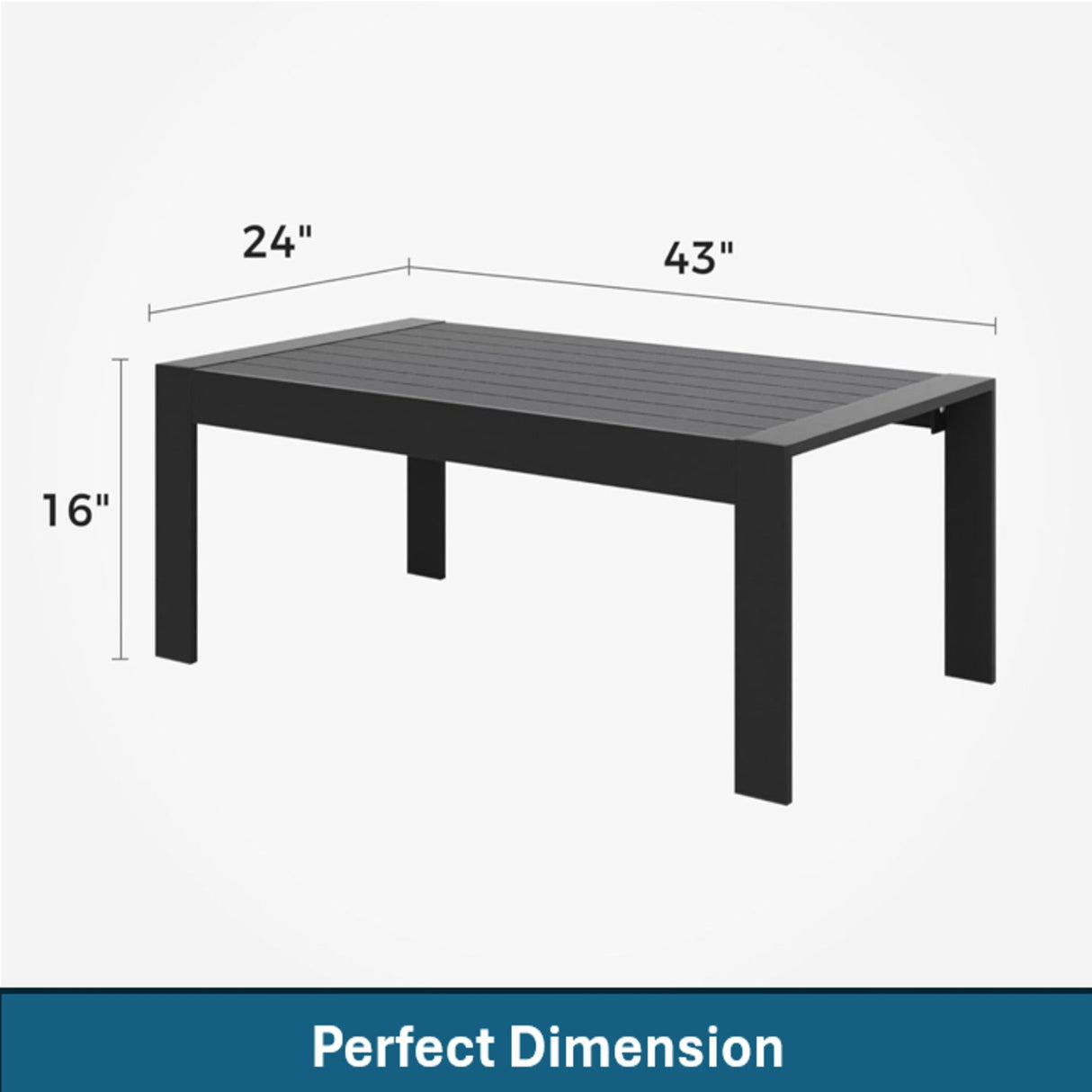Outdoor Patio Set With All-Weather Thick Cushions