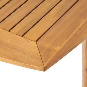 7 Piece Expandable Outdoor Dining Set with Acacia Wood Table