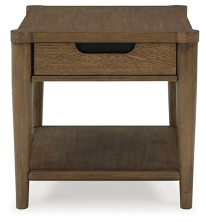 Roanhowe - Rectangular End Table - Brown - Best Buy Furniture