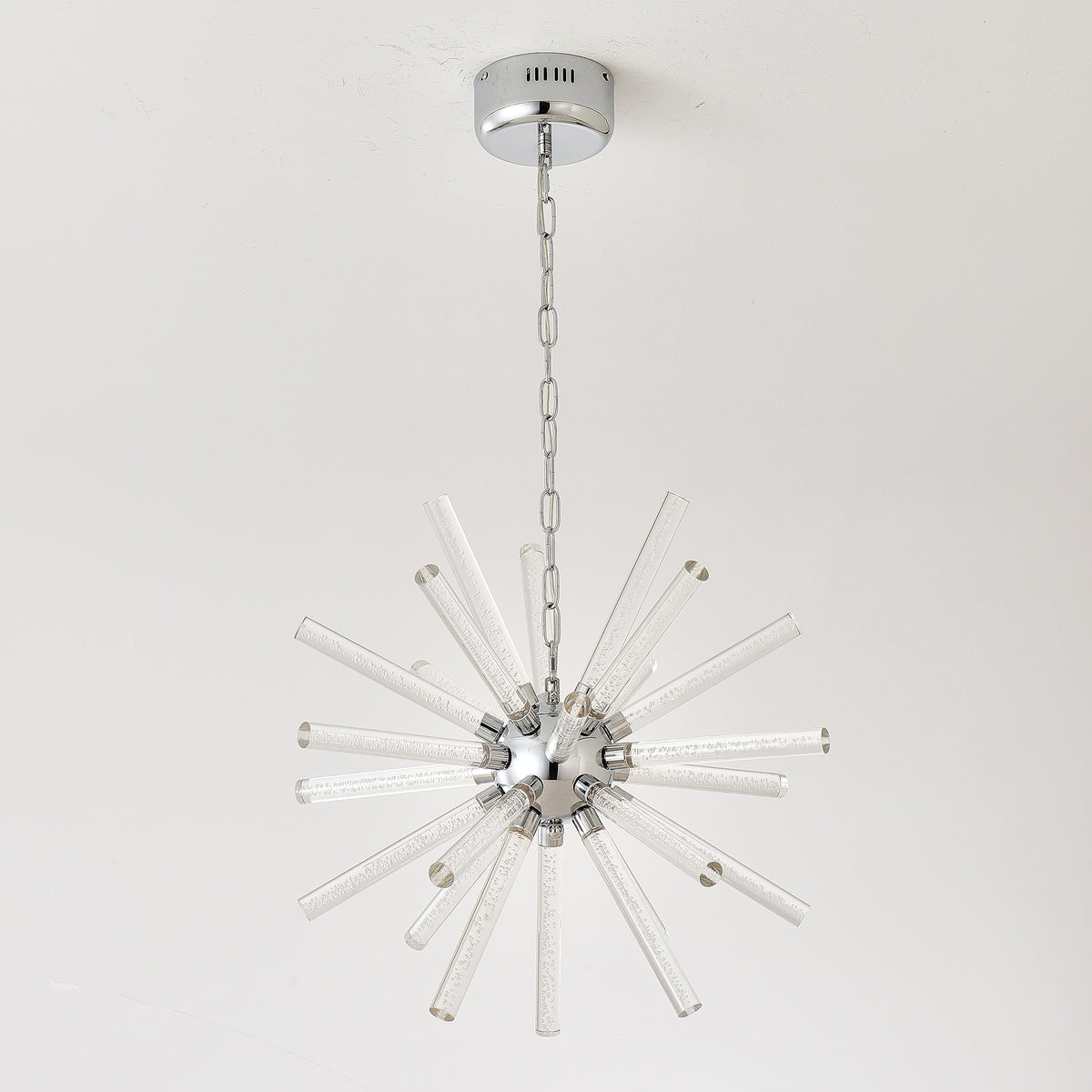 24-Light Bubble Pillar Chandelier