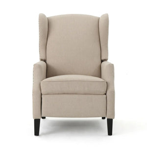 Westeros Wing Back Fabric Upholstered Recliner - Best Buy Furniture