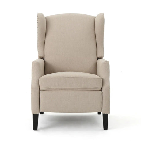 Westeros Wing Back Fabric Upholstered Recliner - Best Buy Furniture
