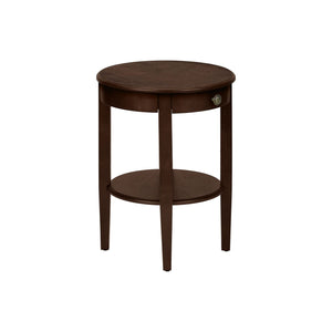 Accent Table, 2 Tier, Transitional - Espresso