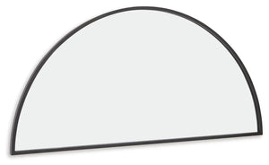 Denlow - Accent Mirror - Black - Best Buy Furniture