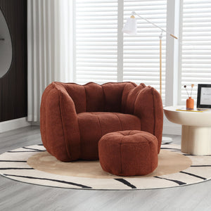 Soft Bean Bag Chair With High Resilient Foam