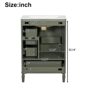 Traditional Bathroom Vanity Set With Soft Close Doors