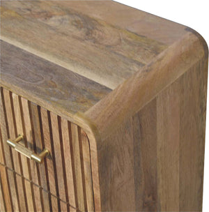 T-Bar Ridged Chest, 3-Drawers