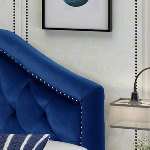 Kaarina - Contemporary Tufted Fabric Headboard - Best Buy Furniture