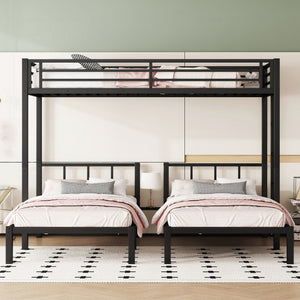 Metal Triple Bunk Bed for Kids
