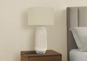 Contemporary Lighting, Table Lamp, Ceramic, Resin - Cream - Best Buy Furniture