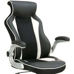 Adjustable Height Office Chair With Ergonomic Design And Swivel Mechanism - Black