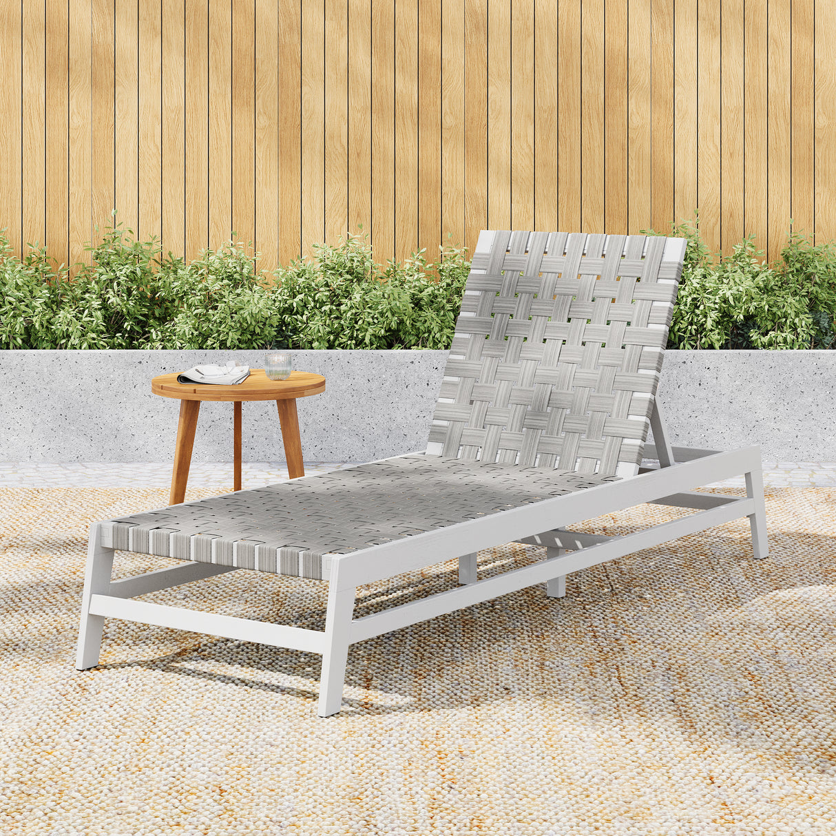 Outdoor Rope Chaise Lounge