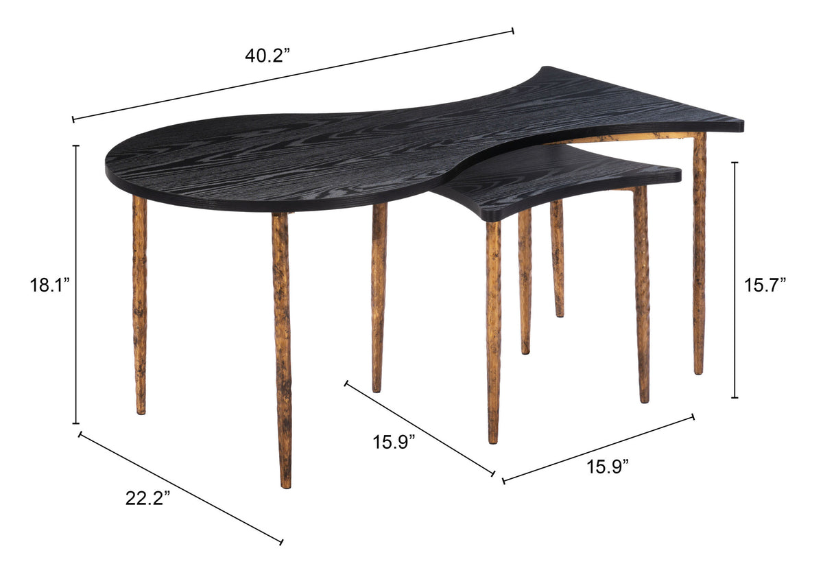 Zuo Modern Norden Coffee Table Set (2-Piece)