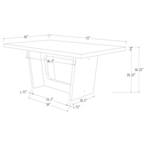 Yorba - Rectangular Dining Table Set
