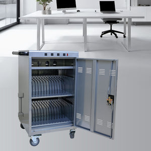 Mobile Charging Cart For Tablets Laptops 35, Device Capacity Matt Metal