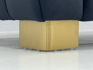 FX-P56-BKH Velvet Sofa