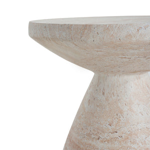 Outdoor / Indoor Lightweight Concrete Side Table
