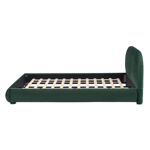 Dark Green Velvet Bed Frame