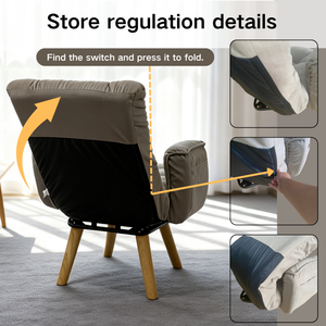 Rotatable Adjustable Back Lazy Sofa Lounge Chair