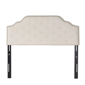 Charismatic - Size Headboard With Button Tufting And Nailhead Trim - Best Buy Furniture