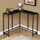 Corner Accent Console Table For Entryway, Unique L-Shaped Design - Best Buy Furniture