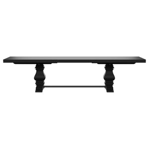 Extension Dining Table Set With Expandable Table With Upholstered Wingback Chairs