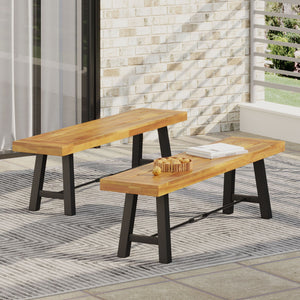 Catriona - Bench - Teak - Best Buy Furniture
