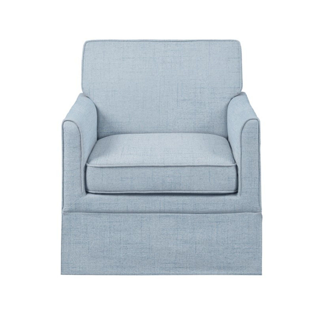 Timeless - Accent Armchair With Classic Track Arm Silhouette And Skirted Base