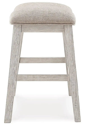 Skempton - Upholstered Stool (Set of 2) - White
