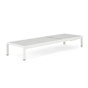 Outdoor Patio Chaise Lounge With 5 Reclining Positions