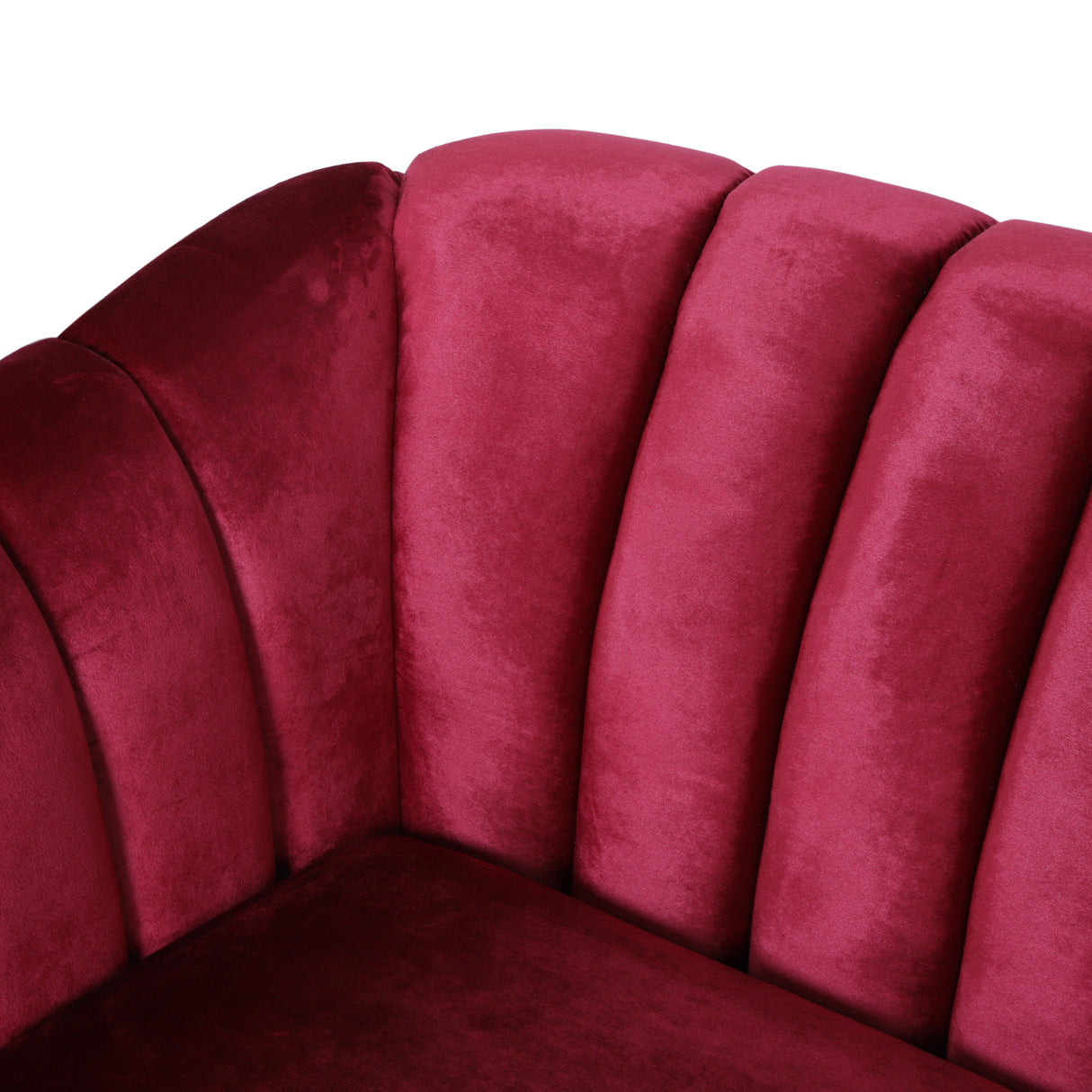 3-Seater Sofa (Wine Red)