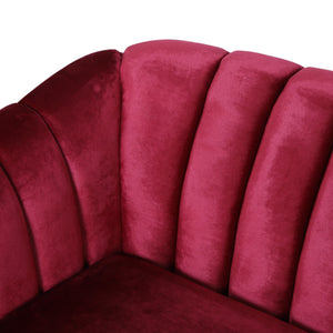 3-Seater Sofa (Wine Red)