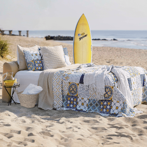 Monique Patch 3 Piece Cotton Quilt Set