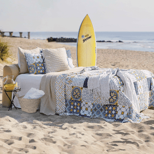 Monique Patch 3 Piece Cotton Quilt Set