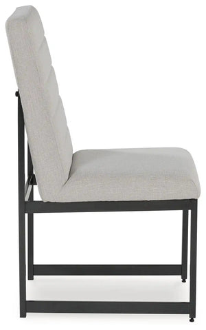Tomtyn - Dining Upholstered Side Chair (Set of 2) - Light Brown - Best Buy Furniture