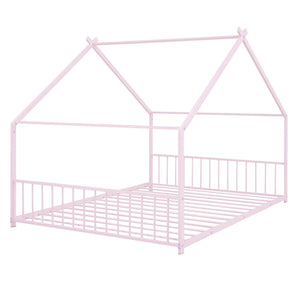 Metal House Bed
