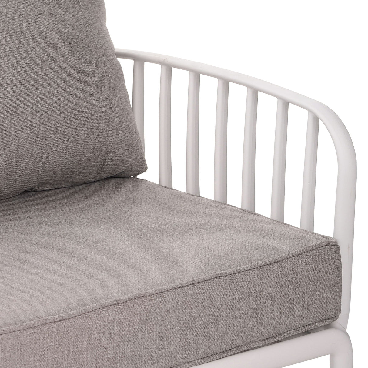 Outdoor Patio Club Chair, Waterproof Thick Cushion Deep Seating