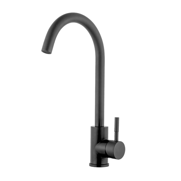 Modern Kitchen Sink Faucet with Single Handle - Gray, Black, Gold