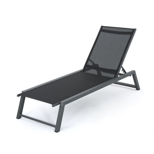 Myers - Modern Chaise Lounge Set With Adjustable Back