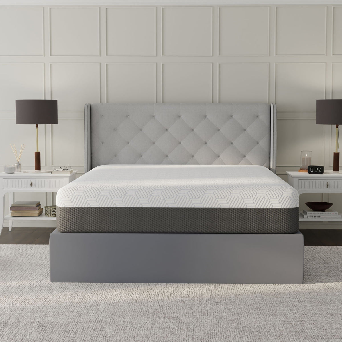 BedTech Pur Chill 12" Soft Hybrid Mattress with Phase Change Cooling Fabric