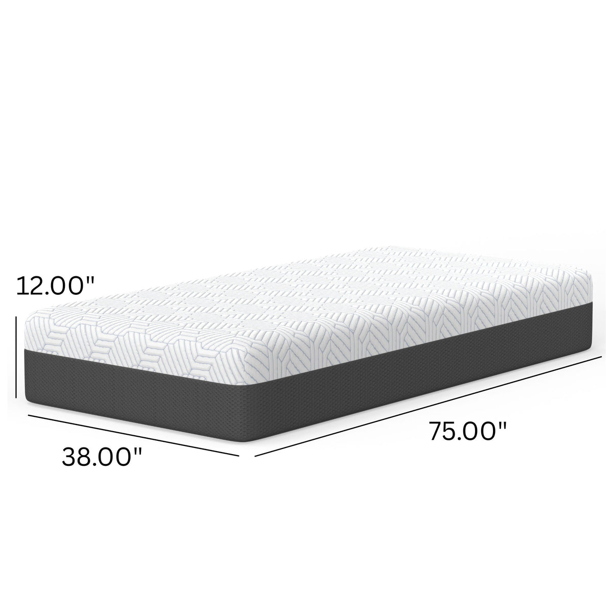 BedTech Pur Chill 12" Soft Hybrid Mattress with Phase Change Cooling Fabric - view 2