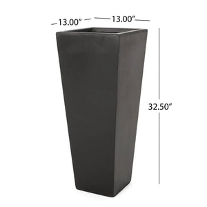 Outdoor Modern Cast Stone Planter - Best Buy Furniture