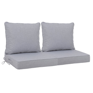 BEI YOU 24x24 Inch Outdoor Deep Seat Cushion Set with Waterproof Removable Covers