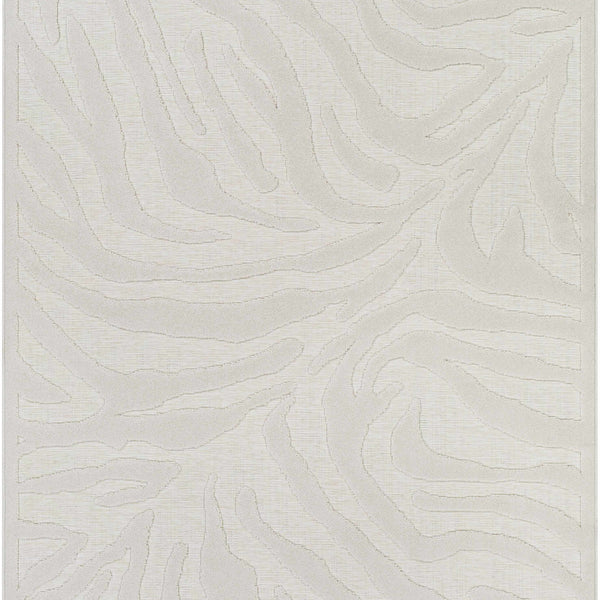 Benzonia 3D White Zebra Rug