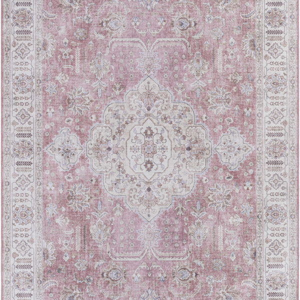 Bergman Distressed Red Area Rug