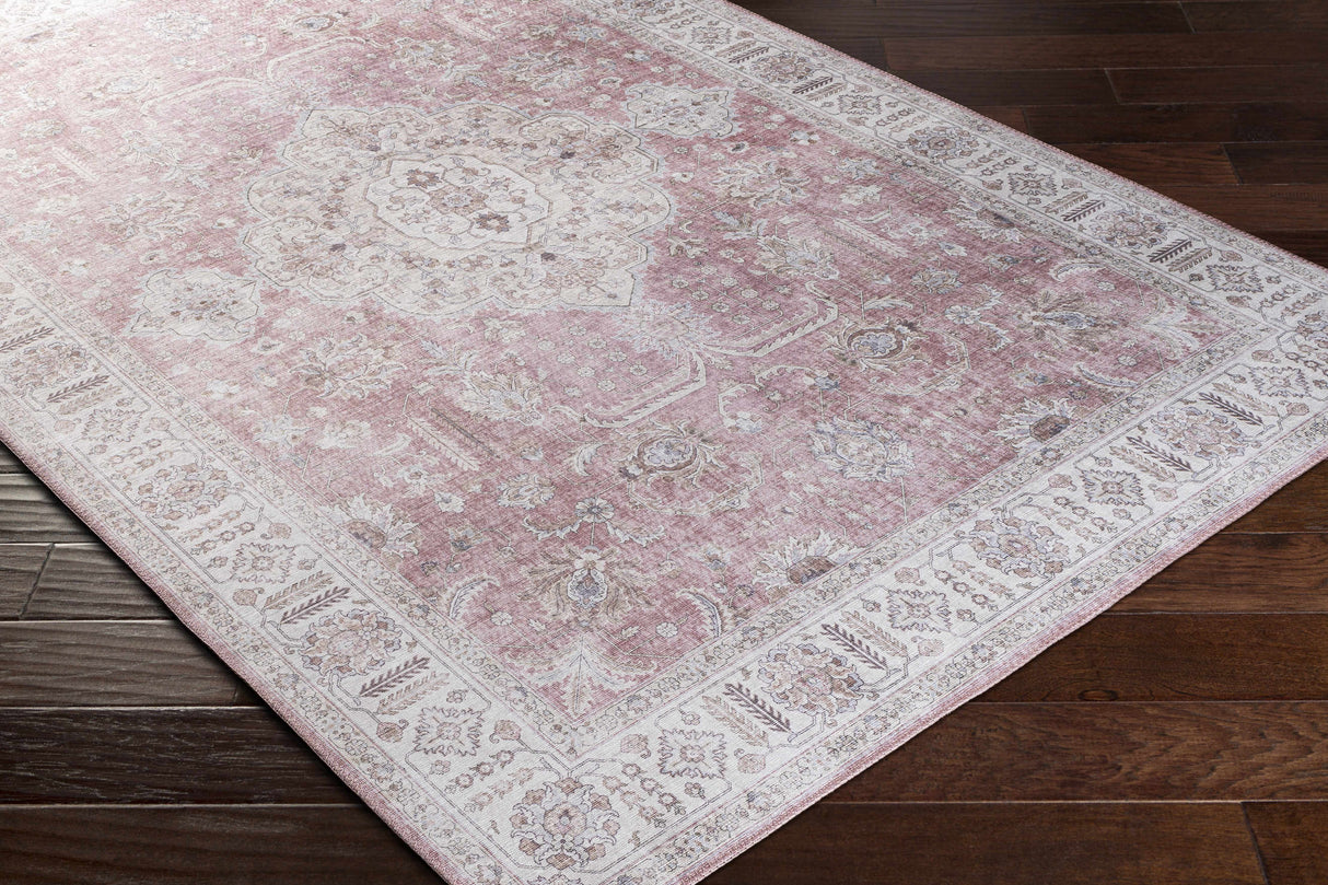 Bergman Distressed Red Area Rug