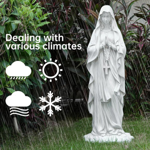 Best Garden 31.5" Large Madonna Prayer Statue with Weather-Resistant Resin - view 6