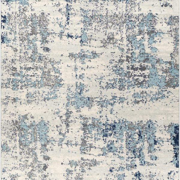 Beverly Abstract Blue Area Rug