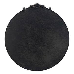 Classic Design Mirror With Baroque Inspired Frame For Bathroom, Entryway Console Lean Against Wall