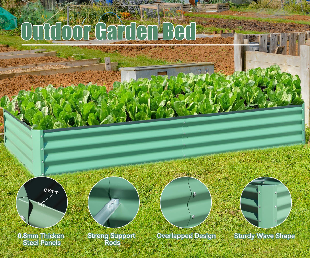 Galvanized Raised Garden Bed